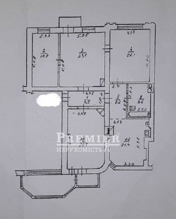 Продается 4-комнатная квартира, Нежинская ул. , г.Одесса изображение 2