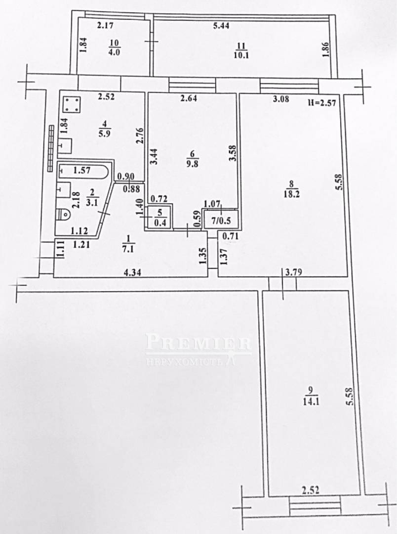 Продається 3кімнатна квартира, Святослава Ріхтера (Щорса) вул., м.Одеса изображение 2