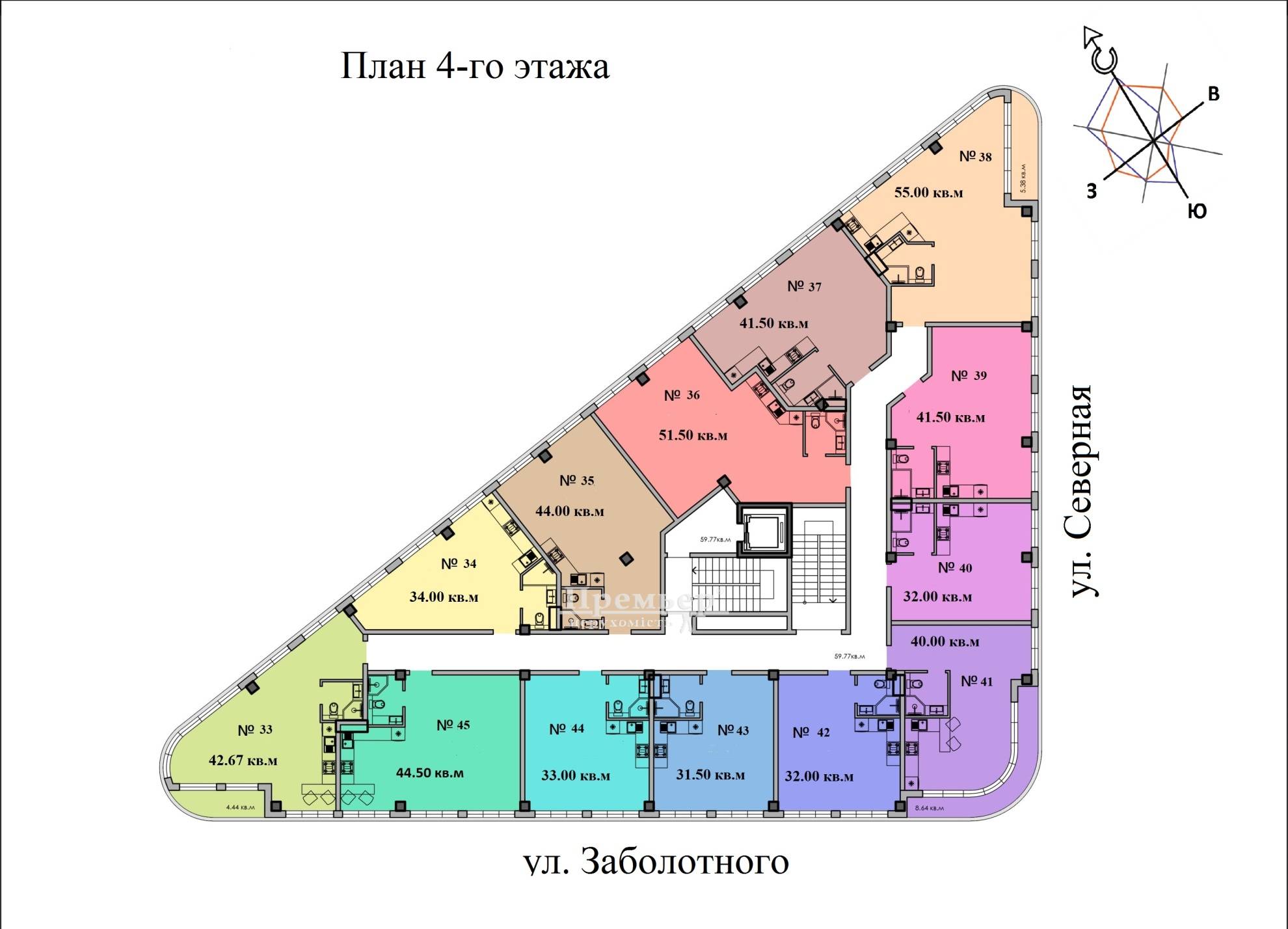 Продается на Академика Заболотного, 91, г.Одесса 745 $ кв. м. ID 1625143327