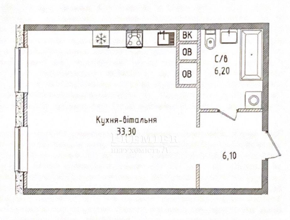 Продається 1-комн. квартира в новобудові, Гагарінське плато, м.Одеса изображение 3