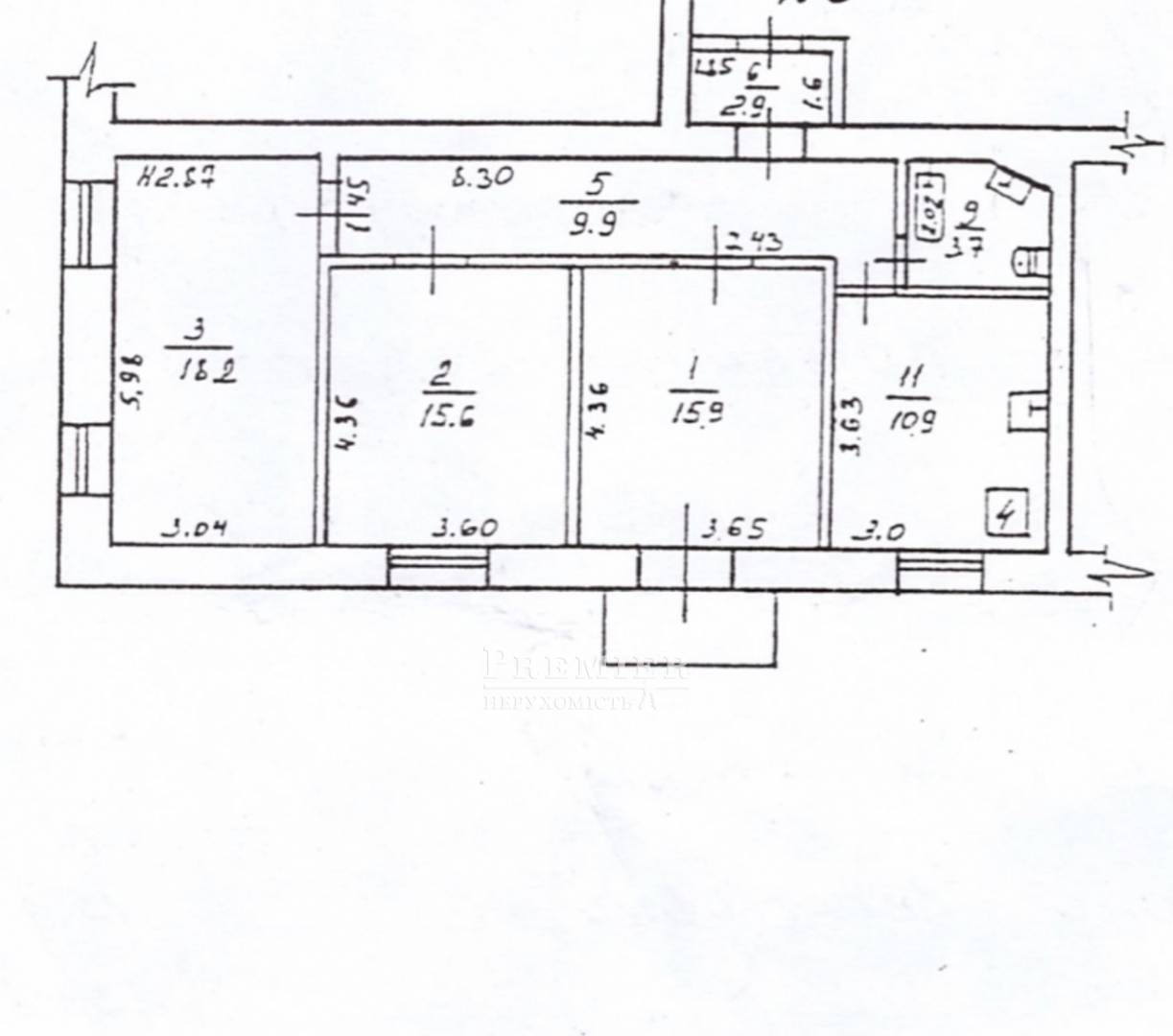 Продается 3-комнатная квартира, Екатерининская ул. , г.Одесса изображение 2