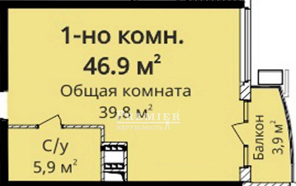 Продається 1-комн. квартира в новобудові, Лесі Українки (Гагаріна) просп., м.Одеса изображение 11