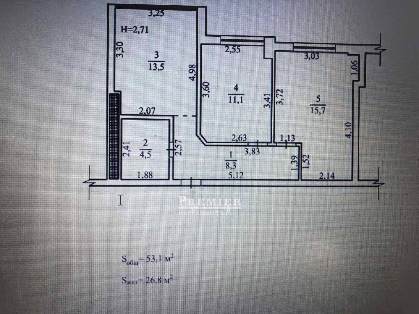 Продається 2кімнатна квартира, Марсельська вул. (Приморські Сади), м.Одеса изображение 2