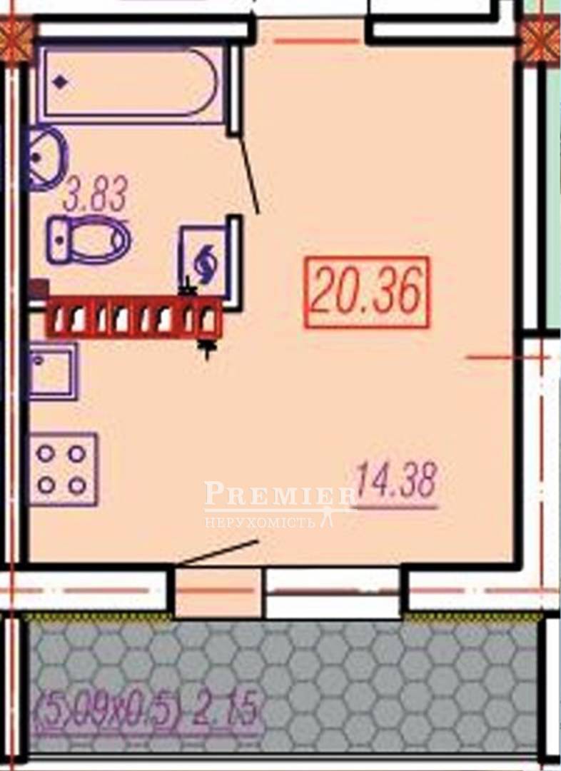 Продається Студія, Степова вул., м.Одеса изображение 1