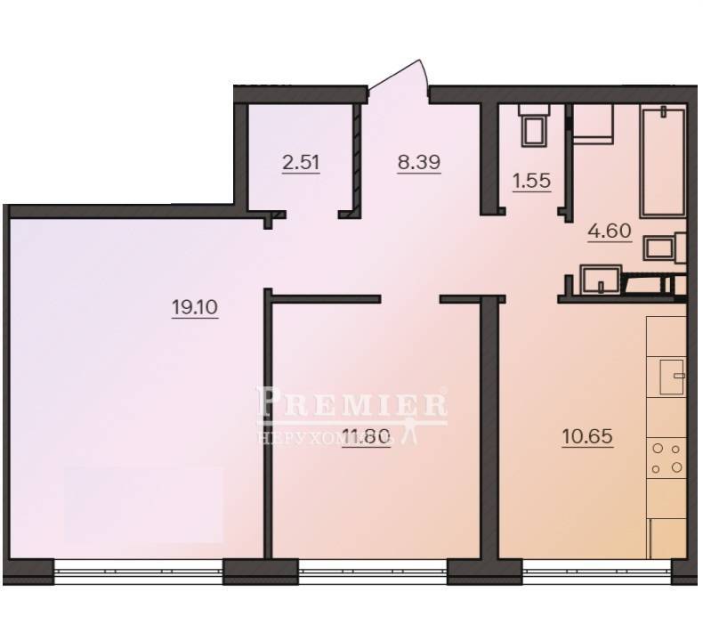 Продается 2-комн. квартира в новострое, Марсельская ул., г.Одесса изображение 7