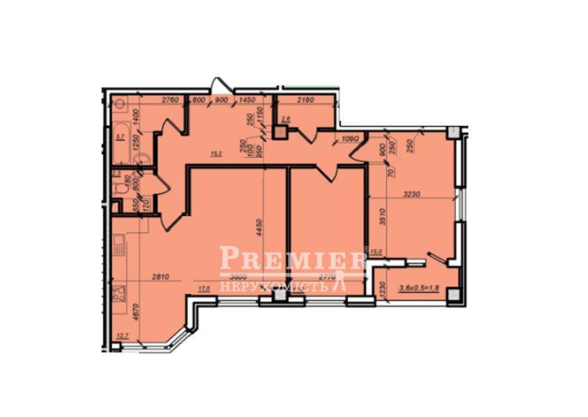 Продается 3-комнатная квартира, Дюковская ул. , г.Одесса изображение 5