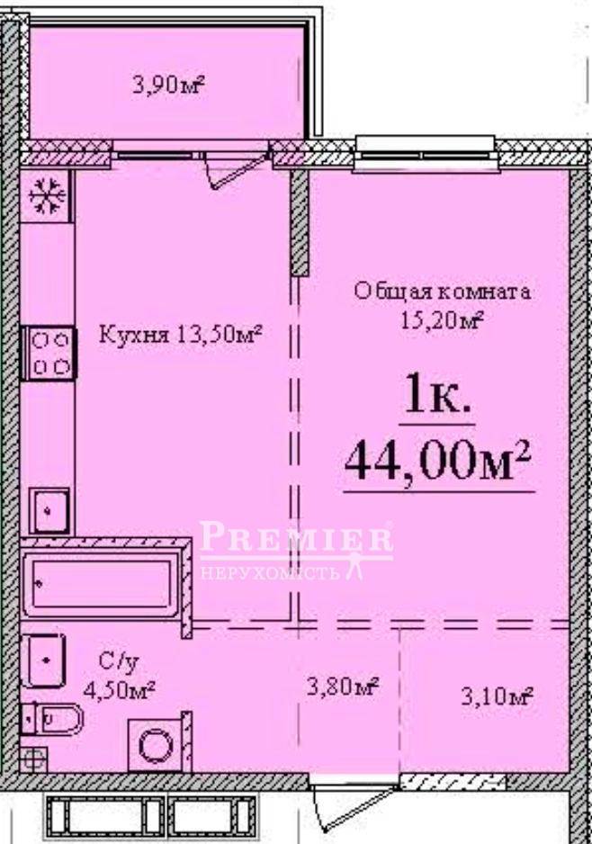 Продается 1-комн. квартира в новострое, Варненская ул., г.Одесса изображение 4