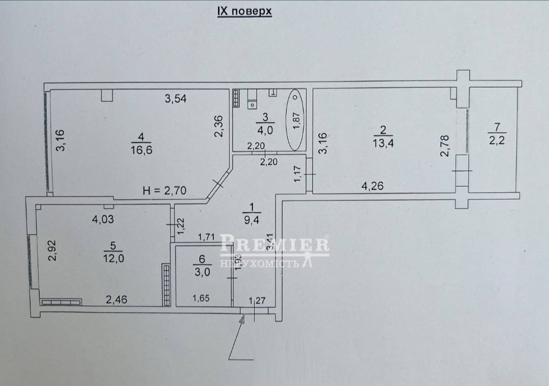 Продается 2-комнатная квартира на Бочарова Генерала ул. (Суворовский-2 дом  1), г.Одесса 75000 у.е. ID 202177