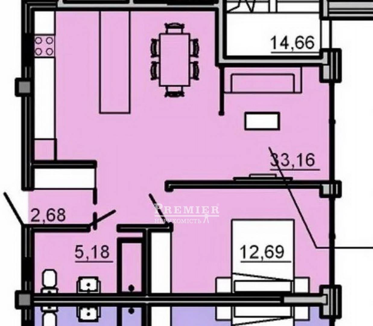 Продається 1-комн. квартира в новобудові, Авдєєва-Чорноморського (Плієва Генерала) вул., м.Одеса изображение 3