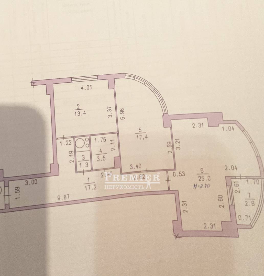 Продается 2-комнатная квартира, Жукова М. просп. (ЖК Радужный), г.Одесса изображение 2