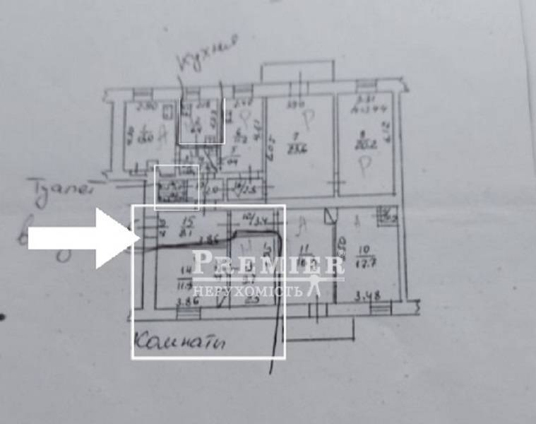 Продається 2кімнатна квартира, Польська вул., м.Одеса изображение 6