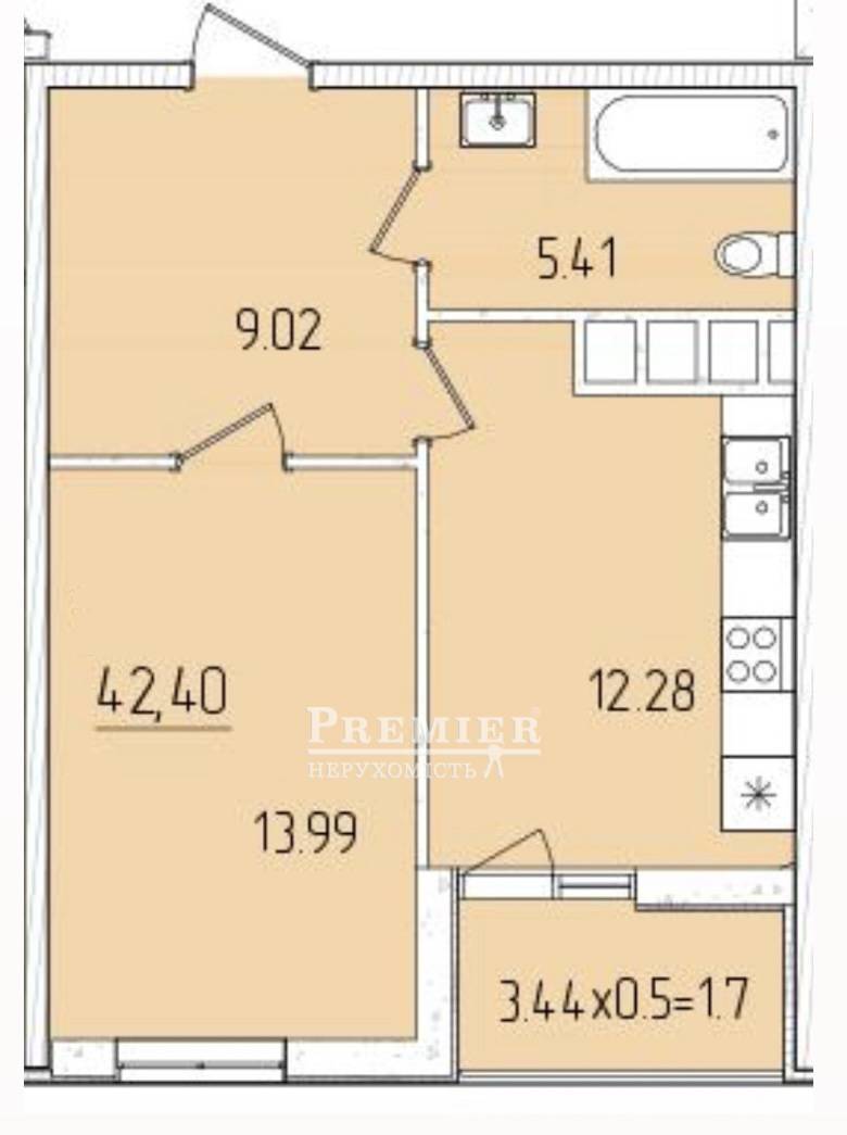 Продається 1-комн. квартира в новобудові, Краснова вул. (ЖК 61 Перлина), м.Одеса изображение 1