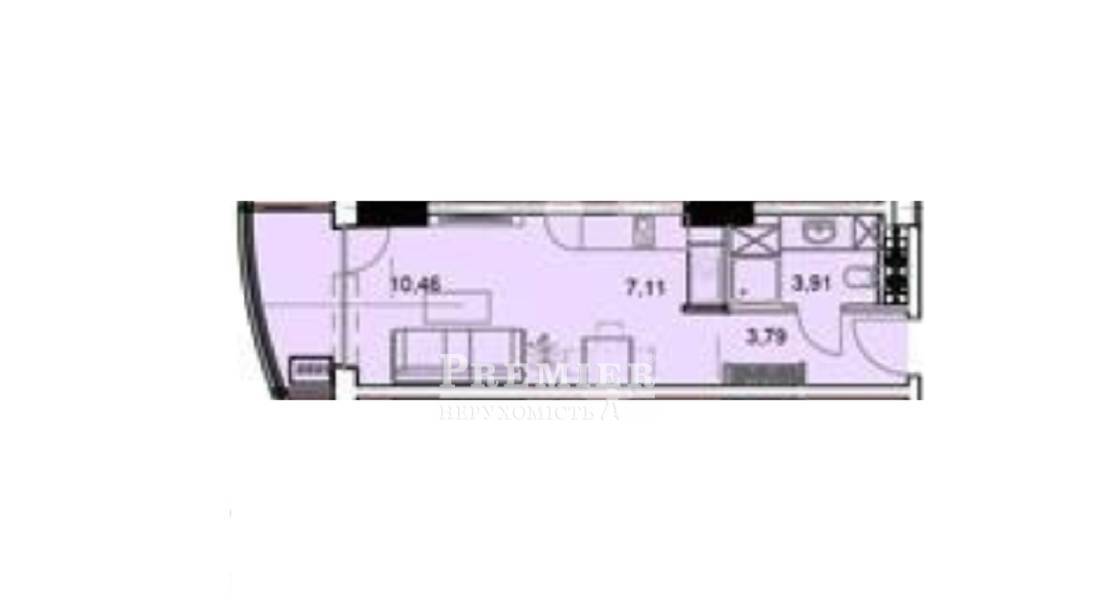 Продається Студія, Гагарінське плато, м.Одеса изображение 5