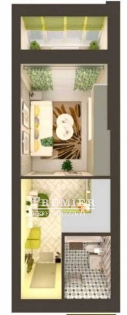 Продается 1-комнатная квартира, Независимости ул., Фонтанка изображение 2