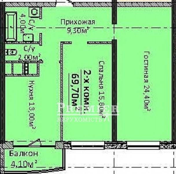 Продается 2-комн. квартира в новострое, Леси Украинки (Гагарина) просп., г.Одесса изображение 8