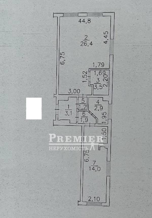 Продається 2кімнатна квартира, Штильна вул., м.Одеса изображение 13