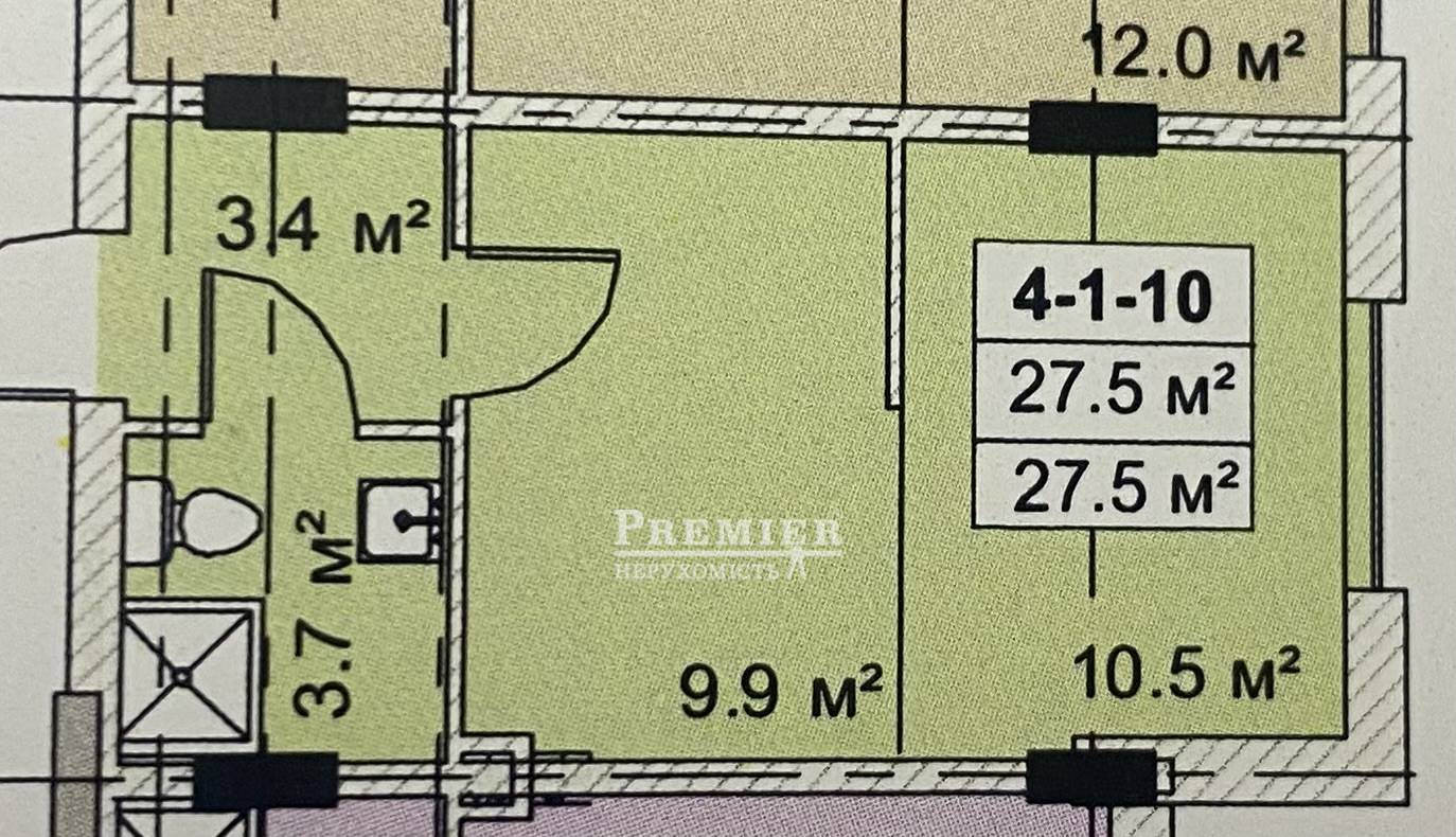 Продається Студія, Бочарова Генерала вул., м.Одеса изображение 4