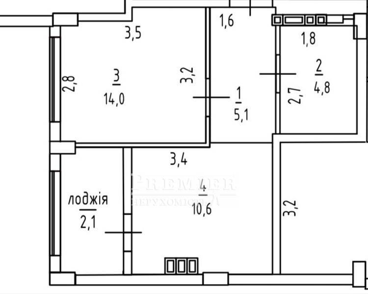 Продається 1-комн. квартира в новобудові, Марсельська вул. (Приморські Сади), м.Одеса изображение 5