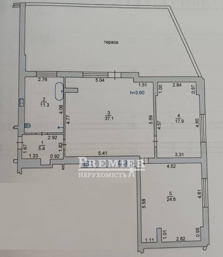 Продается 2-комнатная квартира, Радостная ул., Черноморск изображение 13