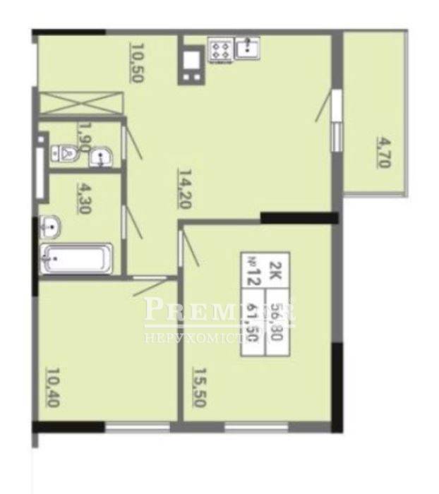 Продається 2-комн. квартира в новобудові, Пішонівська вул., м.Одеса изображение 18