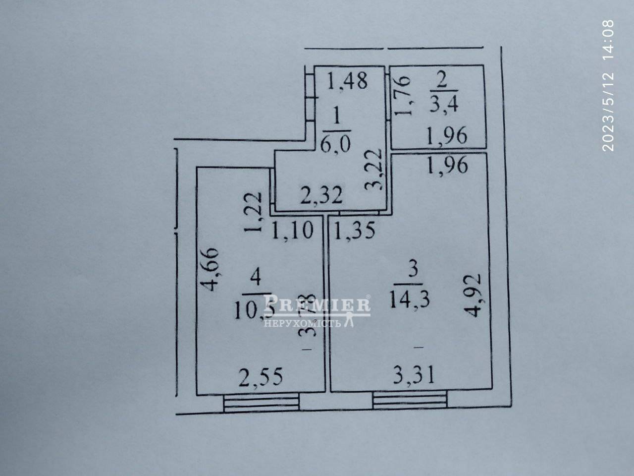 Продається 1-комн. квартира в новобудові, Озерна вул., Авангард изображение 5