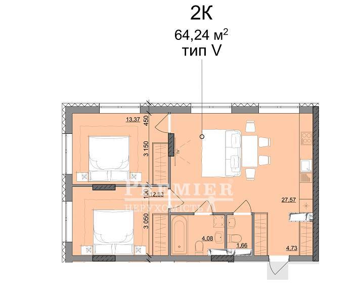 Продается 2-комн. квартира в новострое, Сахарова Академика ул., г.Одесса изображение 11