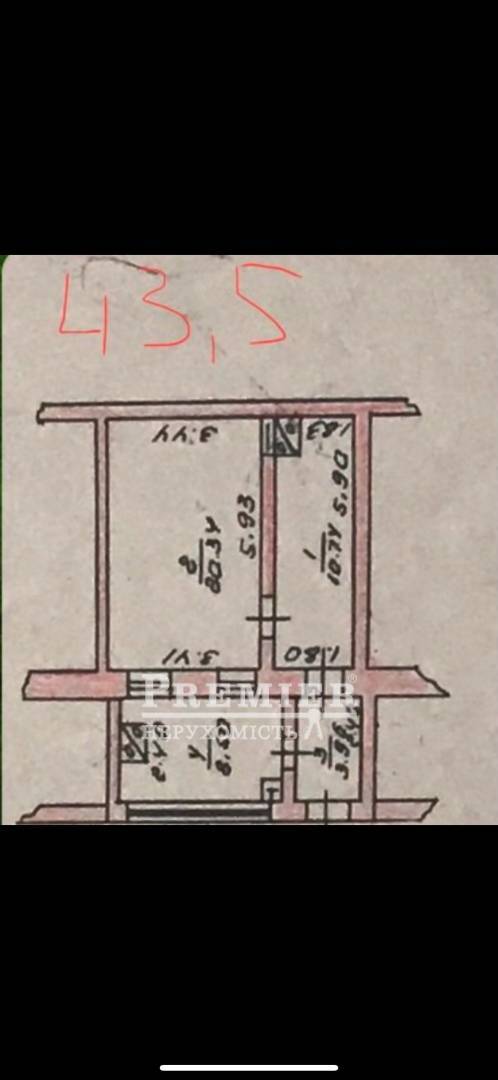 Продається 2кімнатна квартира, Пішонівська вул., м.Одеса изображение 2