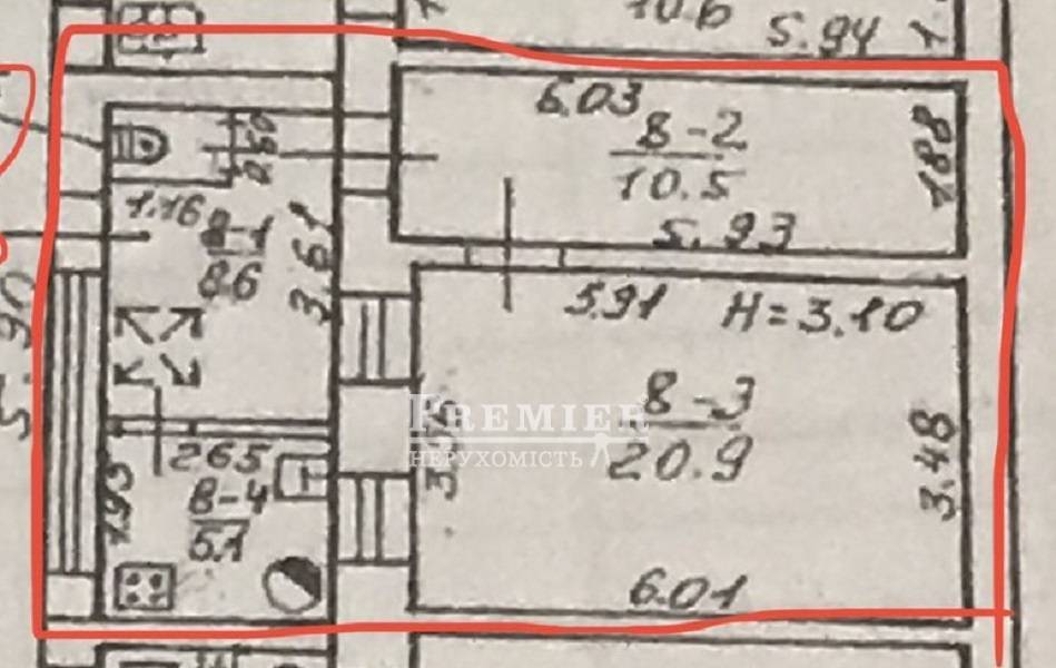 Продається 2кімнатна квартира, Пішонівська вул., м.Одеса изображение 12