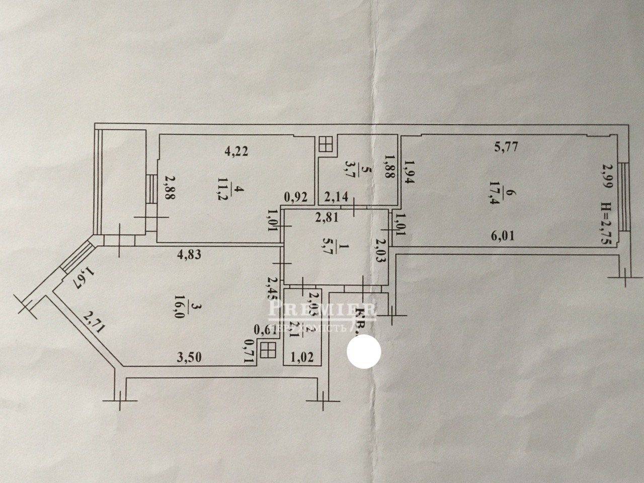 Продается 2-комнатная квартира, Жукова М. просп. (ЖК Радужный), г.Одесса изображение 11