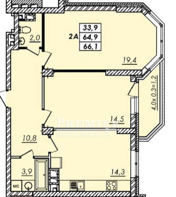 Продается 2-комнатная квартира, Овидиопольская дорога, г.Одесса изображение 2