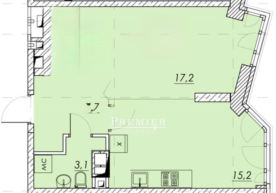 Продается 1-комн. квартира в новострое, Прохоровская ул., г.Одесса изображение 4