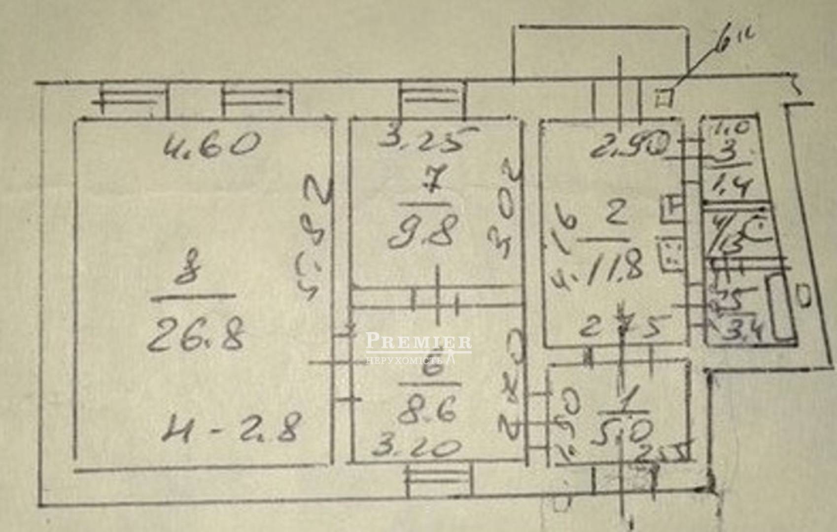 Продается 2-комнатная квартира, Каретный пер. , г.Одесса изображение 11