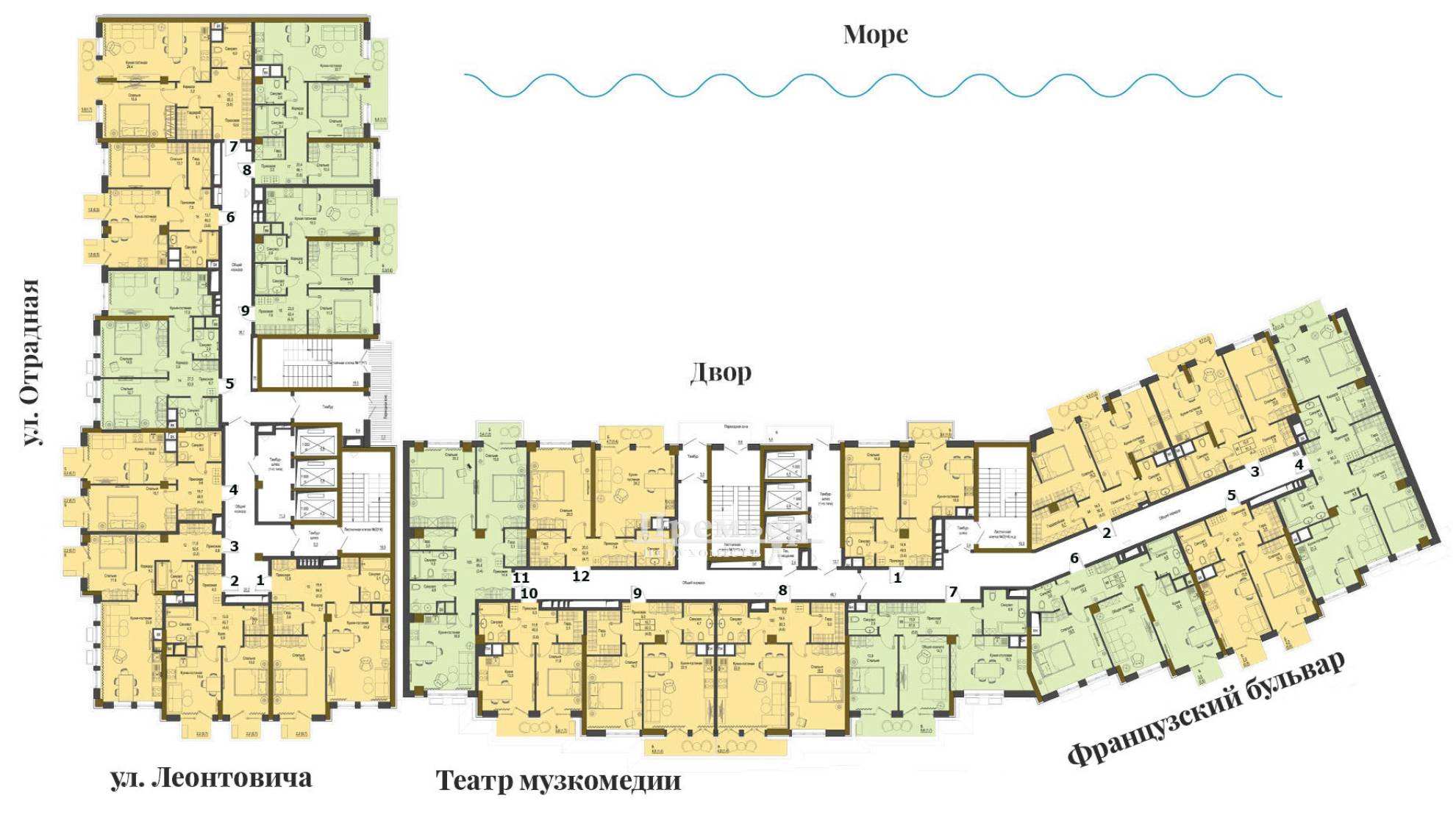 Продается на Французский бульвар, 3, г.Одесса 60500 грн. кв. м. ID  1573118066