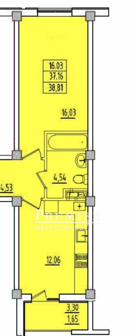 Продается 1-комн. квартира в новострое, Новоселов ул., Молодёжное изображение 1