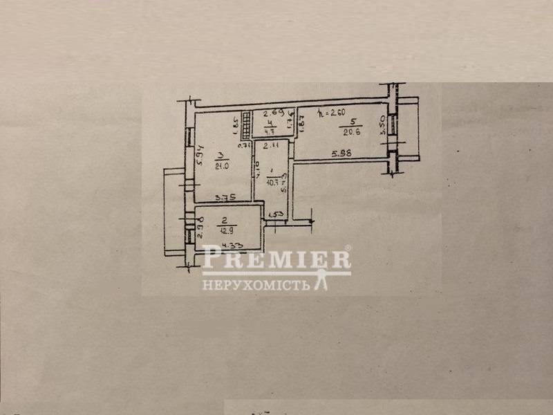 Продается 2-комнатная квартира, Ядова Сергея ул., г.Одесса изображение 9